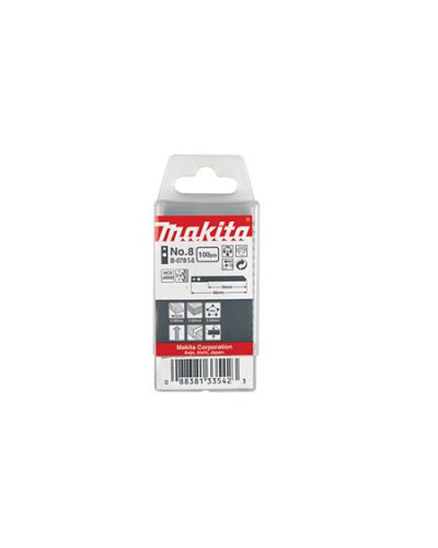 Makita B-07814 | Пилки для лобзика Makita 100 шт, ном,8 , B-07814