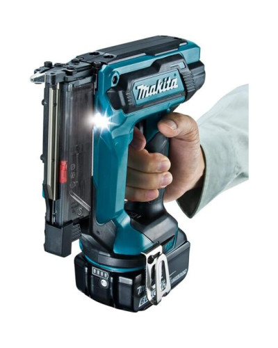 Аккумуляторный штифтозабивной пистолет ( гвоздезабиватель) Makita DPT353Z (каркас)  - фото 9