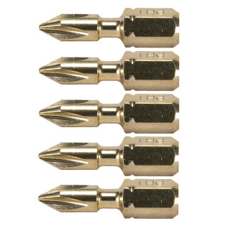 Торсионная бита PH2 Impact GOLD Makita 5шт B-28357