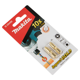 Торсионная бита Makita PH2 Impact GOLD, 25мм, (2 шт) B-28488
