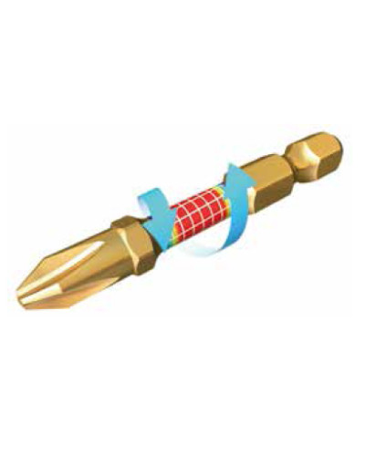 Торсионная намагниченная бита Torx T10 Impact GOLD Makita 2 штB-28226  - фото 2
