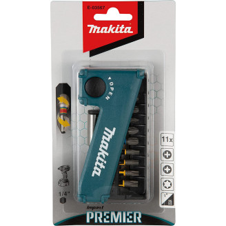 Набір ударних біт Makita 11 шт Impact Premier E-03567
