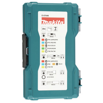Набір ударних біт IMPACT BLACK Makita 28 шт e-07048