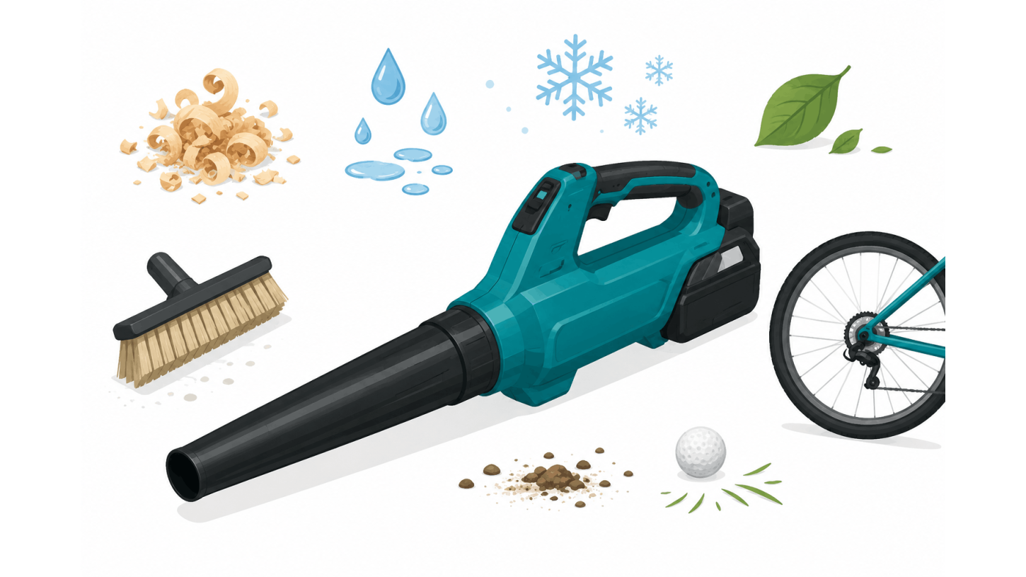Нестандартне використання повітродувки Makita