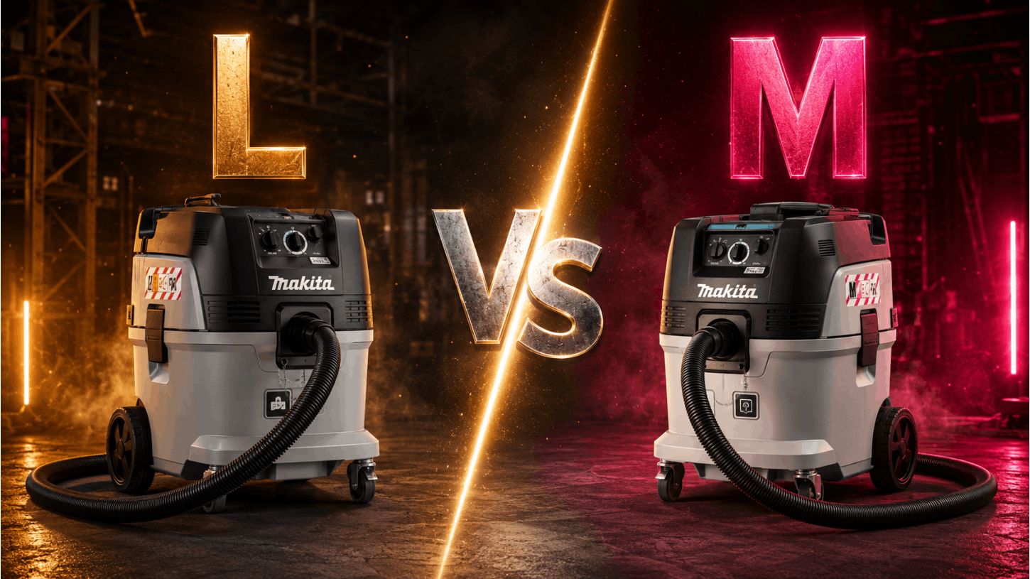  Пилососи Makita класів L та M: у чому різниця та який обрати