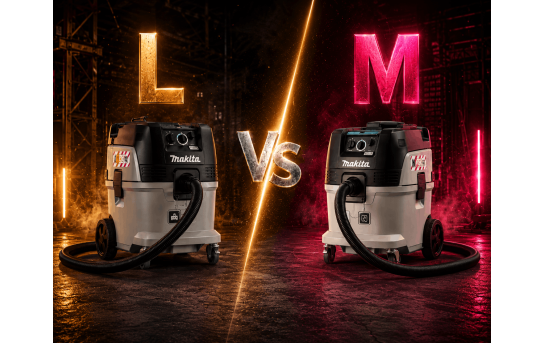 Пилососи Makita класів L та M: у чому різниця та який обрати Пилососи Makita класів L та M: у чому різниця та який обрати