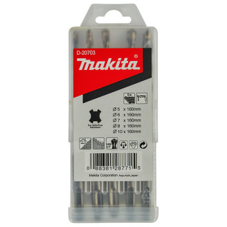 Makita D-20703 | Набір бурів і свердел по бетону MAKITA SDS-Plus 5 шт ,D-20703