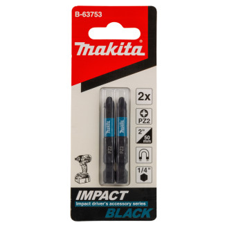Біта PZ2 50 мм Makita Impact Black 2 шт, B-63753