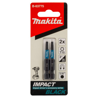 Біта T15 50 мм Impact Black 2 шт. MAKITA, B-63775