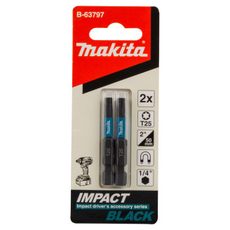 Біта Makita T25 25 мм Impact Black 2 шт B-63797