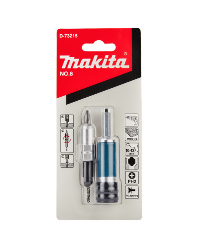 Свердло No.8 (M4), біта 2,8мм PH2,Makita, D-73215  - фото 2