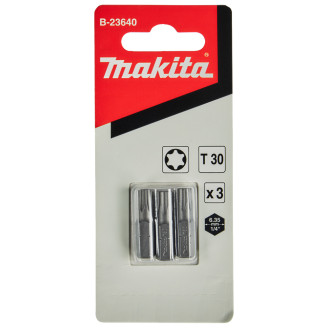 Makita B-23640 | Біта Makita T30 3 шт. B-23640