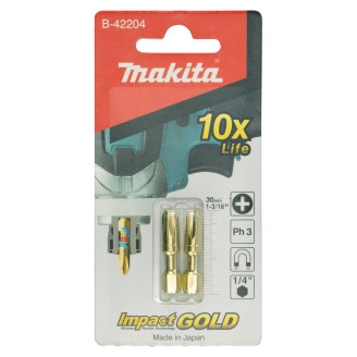 Насадка Impact Gold, PH 3, 30 мм, MAKITA, B-42204