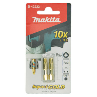 Makita B-42232 | Насадка Impact Gold, PZ 3, 30 мм, MAKITA, B-42232