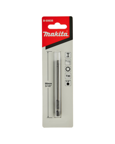 Makita B-59938 | Біта подовжена T30, 90 mm B-59938