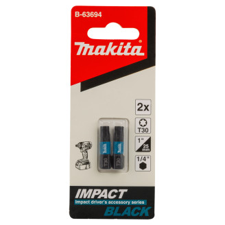 Біта Makita T30 25 мм Impact Black 2 шт B-63694