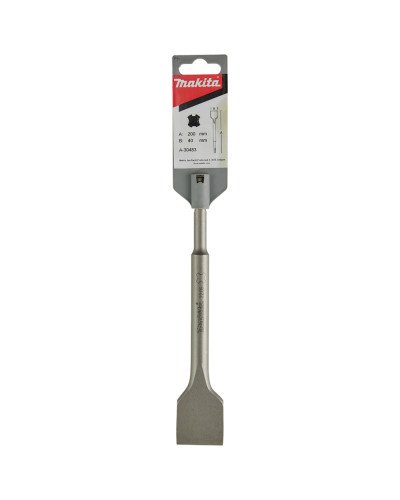 Долото плоское Makita SDS-PLUS 40x200 мм, A-30483.  - фото 2