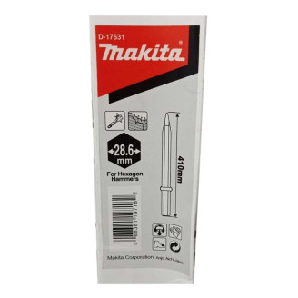 Списоподібне долото для шестигранного патрона Makita 28.6х410мм D-17631