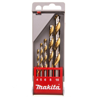 Makita D-30514 | Набор сверл Makita HSS по металлу, 1-13мм, 4-8мм (5 шт) D-30514