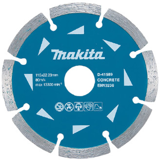 Makita d-41589 | Алмазний диск по бетону сегмент 115х22.23 мм d-41589