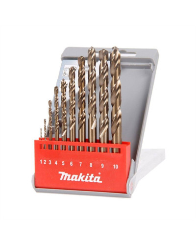 Makita d-57174 | Набор сверл HSS-Co по металлу 1–10 мм (10 шт.) d-57174