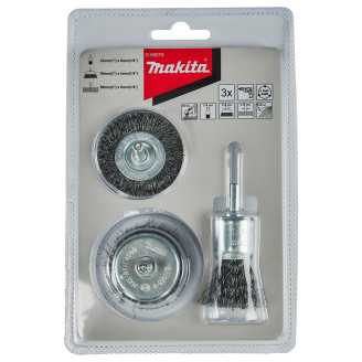 Makita D-66070 | Набір щіток для дриля 3 шт. MAKITA, D-66070