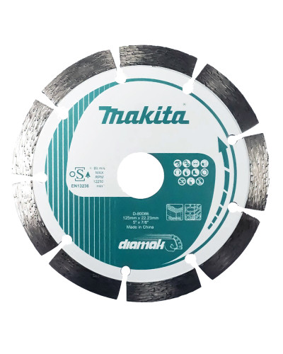 Makita D-80086 | Алмазний диск Diamak по бетону сегмент 125x22,23 мм сух/мокр, MAKITA, D-80086