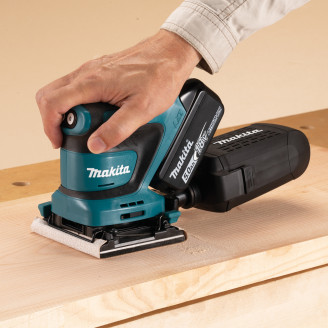 Аккумуляторная вибрационная шлифмашина Makita LXT DBO481Z (каркас)