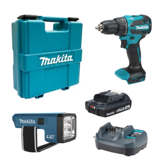 Makita SET-NEWYEAR-2026 | Набір акумуляторного інструменту Makita дриль-шурупокрут DDF490WV+ліхтар DEBDML186