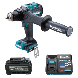 Makita SET-DF003GZ-PROMOXGT | Акумуляторний дриль-шурупокрут Makita XGT 40 V MAX DF003GZ + DC40RA + BL4040F, SET-DF003GZ-PROMOXGT