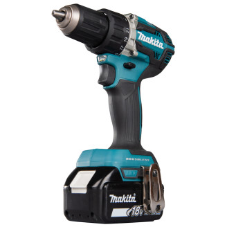Акумуляторний дриль-шурупокрут з ударом Makita LXT DHP484RTE
