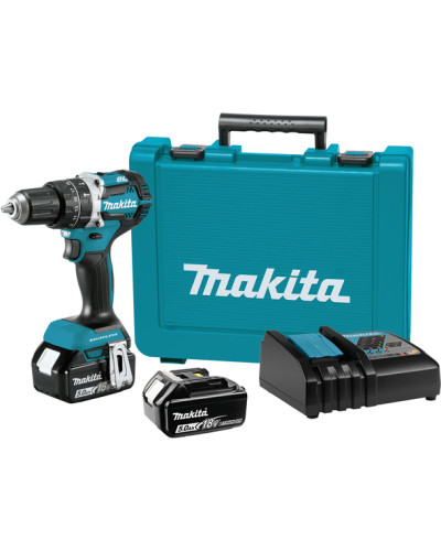 Makita DHP484RTE | Аккумуляторная дрель-шуруповерт с ударом Makita LXT DHP484RTE
