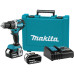 Аккумуляторная дрель-шуруповерт с ударом Makita LXT DHP484RTE