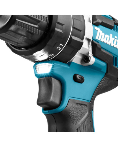 Аккумуляторная дрель-шуруповерт с ударом Makita LXT DHP484RTE  - фото 9