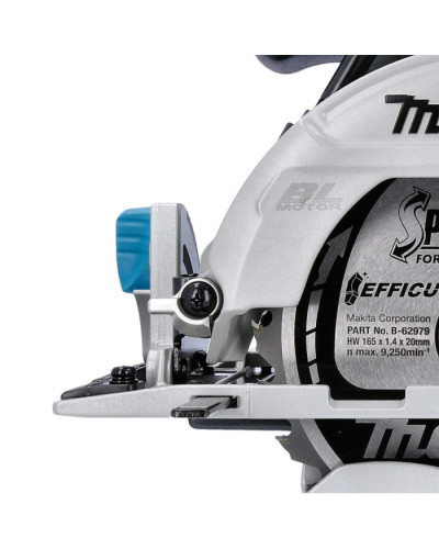Аккумуляторная дисковая пила MAKITA LXT DHS680Z (каркас) + Пильный диск для древесины с гвоздями MAKITA B-09472  - фото 4