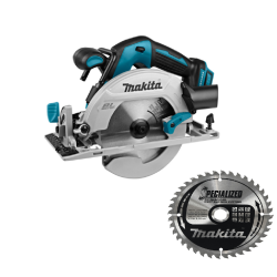 Аккумуляторная дисковая пила MAKITA LXT DHS680Z (каркас) + Пильный диск для древесины с гвоздями MAKITA B-09472