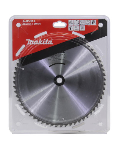 Пиляльний диск Makita SPECIALIZED: дерево 260х30/15,88 мм 60Т A-85014  - фото 2