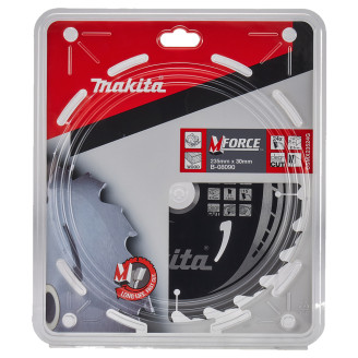Пиляльний диск Makita MForce по дереву 235x30мм x 24 зуб, B-08090