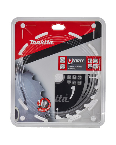 Пиляльний диск Makita MForce по дереву 235x30мм x 24 зуб, B-08090  - фото 2