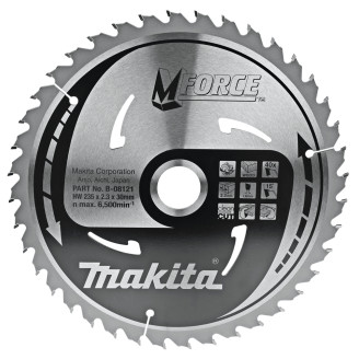 Makita B-08121 | Пиляльний диск Makita MForce по дереву 235x30мм x 40 зубів, B-08121