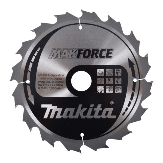 Makita B-08230 | Пиляльний диск Makita MAK Force по дереву 210x30мм x16 зуб, B-08230