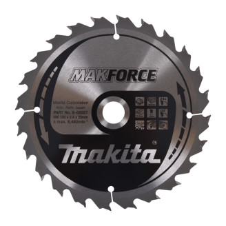 Makita B-08327 | Пильный диск Makita MAKForce: дерево 180 мм 24 зуба B-08327