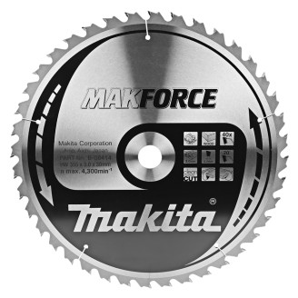 Makita B-08414 | Пиляльний диск Makita MForce по дереву 355x30мм x 40 зубів, B-08414