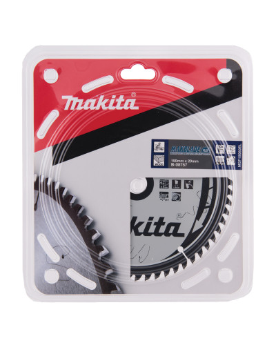 Пиляльний диск Makita MAKBlade Plus по дереву 190x20мм x 60 зуб, B-08757 - фото 2 Пиляльний диск Makita MAKBlade Plus по дереву 190x20мм x 60 зуб, B-08757 - фото 2