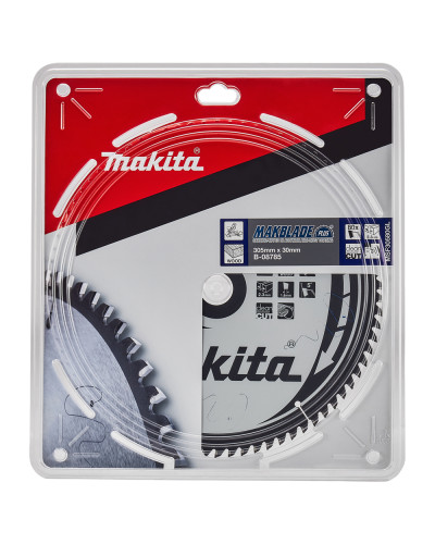 Пильный диск Makita MAKBlade Plus по дереву 305x30мм 80 зуб, B-08785  - фото 3