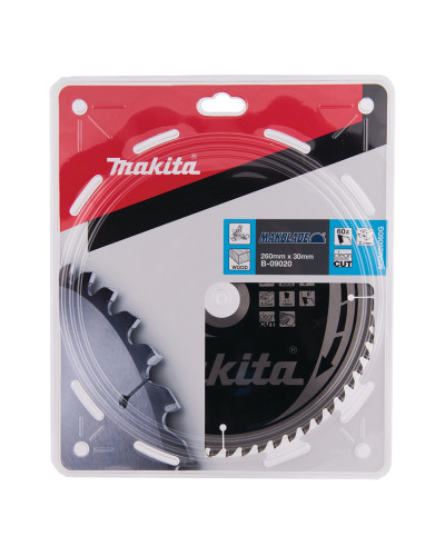 Пиляльний диск Makita MAKBlade по дереву 260x30мм x 60 зуб, B-09020  - фото 2