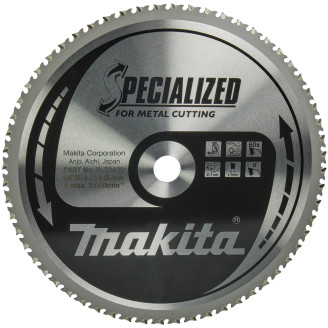 Makita B-33439 | Пильный диск Makita SPECIALIZED: сталь 305x25,4 мм 60T B-33439