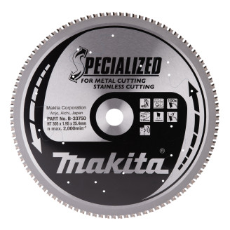 Makita B-33750 | Диск пильный по стали SPECIALIZED 305x25.4 мм 100T.B-33750