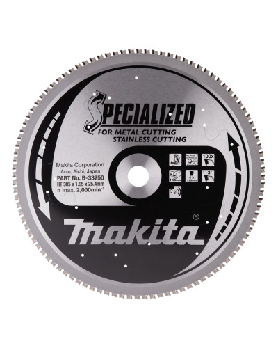 Makita B-33750 | Диск пильный по стали SPECIALIZED 305x25.4 мм 100T.B-33750