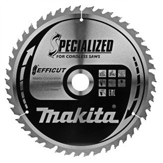 Makita B-64624 | Пиляльний диск Makita Efficut SPECIALIZED: дерево 260х30 мм 45Т B-64624